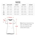 thumbnail image 7 of Cartoon Elephant Women Nightgown Sleepwear Short Sleeves For Vacations Travels Nightgowns Women's Pajamas, 7 of 7