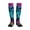 1 Black, variant on Picia Colorful Tropical Leaves Printed Sports Compression Socks - 15-20mmHg Graduated Compression, High-Performance Soft and Breathable Socks for Men and Women