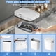 thumbnail image 4 of Bote de Basura Cocina, 18L Botes de Basura Baño Inteligente con Sensor, Cesto de Basura con Tapa Delgado y Compacto para Dormitorio, Oficina, Cocina, 4 of 6