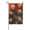 thumbnail image 3 of Halloween Garden Flag 12x18 Double Sided Yard House Seasonal Holiday Outdoor Decor (ONLY FLAG), 3 of 7