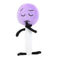 thumbnail image 3 of New Arrival Battle For Dream Island Plush Toy BFDI One Two Four X Stuffed Animal Soft Doll Clock Button Waffle Ball Fan Kid Gift, 3 of 5
