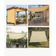 thumbnail image 4 of Malla Sombra Para Jardín 4mx3m color cafe, 4 of 4
