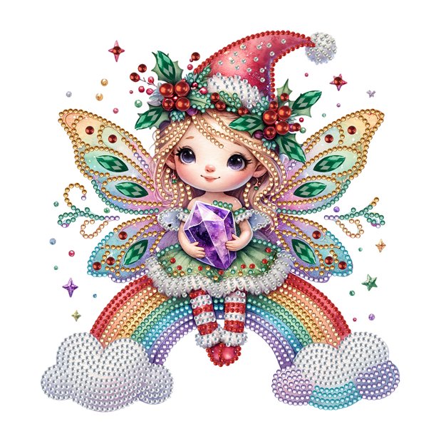 5D DIY Con Forma Especial Parcial Ángel Pixie 30x30cm
