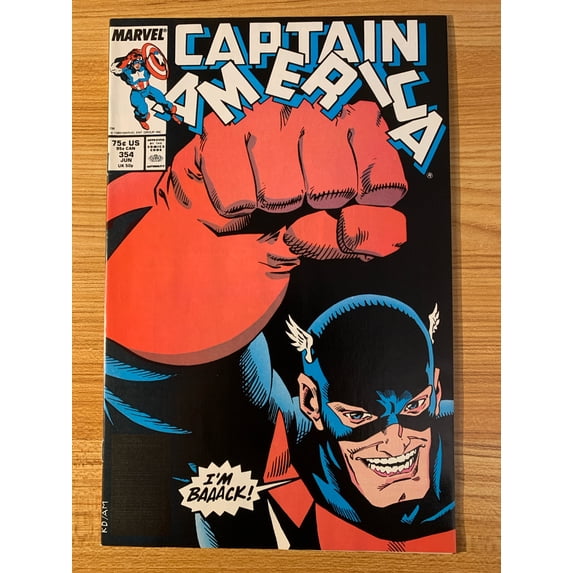 Captain America #354 Comic Book