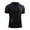 Black, variant on MAWCLOS Mens Summer Hooded T-Shirt Running Basketball Athletic Tops Workout Muscle Shirts