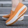 thumbnail image 2 of BONIXOOM Womens Sneakers Womens Shoes Running Slip-On Sneakers Yellow Size 7, 2 of 5