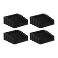 thumbnail image 4 of 4 topes de puerta, protectores de pared, cuñas versátiles para puertas y suelos. Negro, 4 of 9