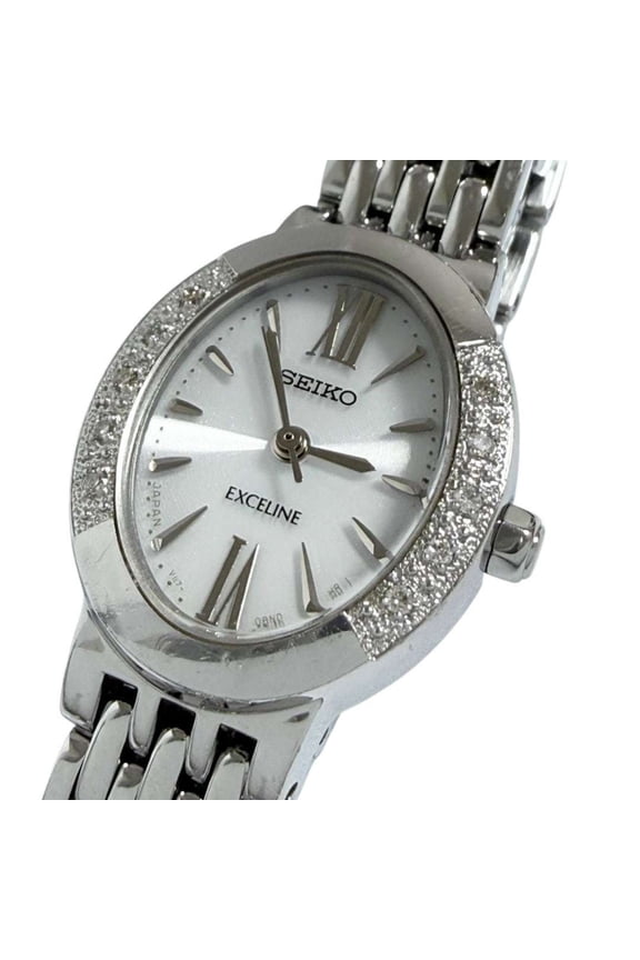 Pre-Owned Seiko Dolce Exceline Ladies' Solar Watch with 10 Diamonds