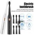 thumbnail image 4 of Cepillo de dientes eléctrico sónico con carga USB, 4 colores, IPX7, resistente al agua, modo de 5 velocidades, recargable por ultrasonidos, cepillo de dientes suave para adultos, 4 of 5
