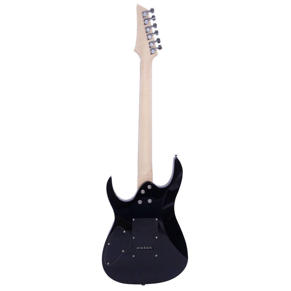 Novice Entry Level 170 Electric Guitar HSH Pickup Bag Strap Paddle Rocker Cable Wrench Tool Black