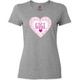 thumbnail image 3 of Inktastic Gigi Pink Valentine Hearts Women's T-Shirt, 3 of 5