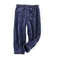 thumbnail image 2 of Huanglei Boys And Girls' Flannel Clothes Pants Winter Warm Soft Fuzzy Homewear With Sweatpants Girls Casual Pants, 2 of 4