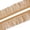Antique Gold, variant on 2" Chainette Tassel Braided Fringe Polyester Trim For Sewing, Crafts, Upholstery, & More - (Black, 1 Yard)