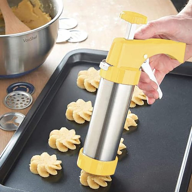 Holiday Decor Oven Bakeware for Professional Kitchen for Wedding Decoration Cake Decoration Nozzle Upgrade Tools Cookies Decorating Yellow Maker Set Baking Mouth Spray Cookies Maker Decorated