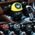thumbnail image 4 of Kenally Cenicero de cubo de basura para coche, Mini contenedor de basura, soporte organizador, accesorios interiores para coche Automoción decorativa y accesorios azul Kenally CZ13939-03B, 4 of 6