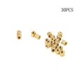 thumbnail image 4 of HUGFEGWE M4x8mm Female Thread Knurled Nuts Hx6mm OD Brass Threaded Insert Embedment Nuts Hydraulic Welded Joint Injection Molding Assortment Kit for 3D Printing Injection Molding 30PCS CJB91-25050, 4 of 5