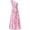 Floral Pink, variant on Women Summer One Shoulder Floral Wedding Guest Dresses Sleeveless Smocked Ruffle Flowy Beach Vacation Maxi Dress