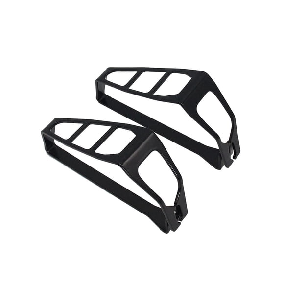 Stainless Steel Black Rear Turn Signal Guard Covers - Compatible with BMW R1250GS LC (19-22), R1250GS LC Adventure (19-22), F850GS/ADV (19-22), F750GS (19-22), G310GS, G310R, S1000XR (19-22) - 1 Pair