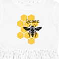 thumbnail image 4 of Inktastic Honeycomb Queen Bee Girls Toddler Dress, 4 of 5