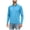 Sky Blue, variant on ZIXKCGDSE Men's Long Sleeve Athletic Shirts 1/4 Pullover Zip Long Sleeve Lightweight Tops Size S