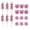 E, variant on WMGHA 18 Pcs 3 Styles Christmas Glitter Poinsettia Flowers Artificial Berry Picks Christmas Tree Ornaments Artificial Christmas Flowers with Clips for Xmas Wedding Wreath Floral Decorations
