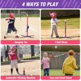 thumbnail image 2 of Set de béisbol QDRAGON 4 en 1 para niños de 3 a 5 años con accesorios, 2 of 9