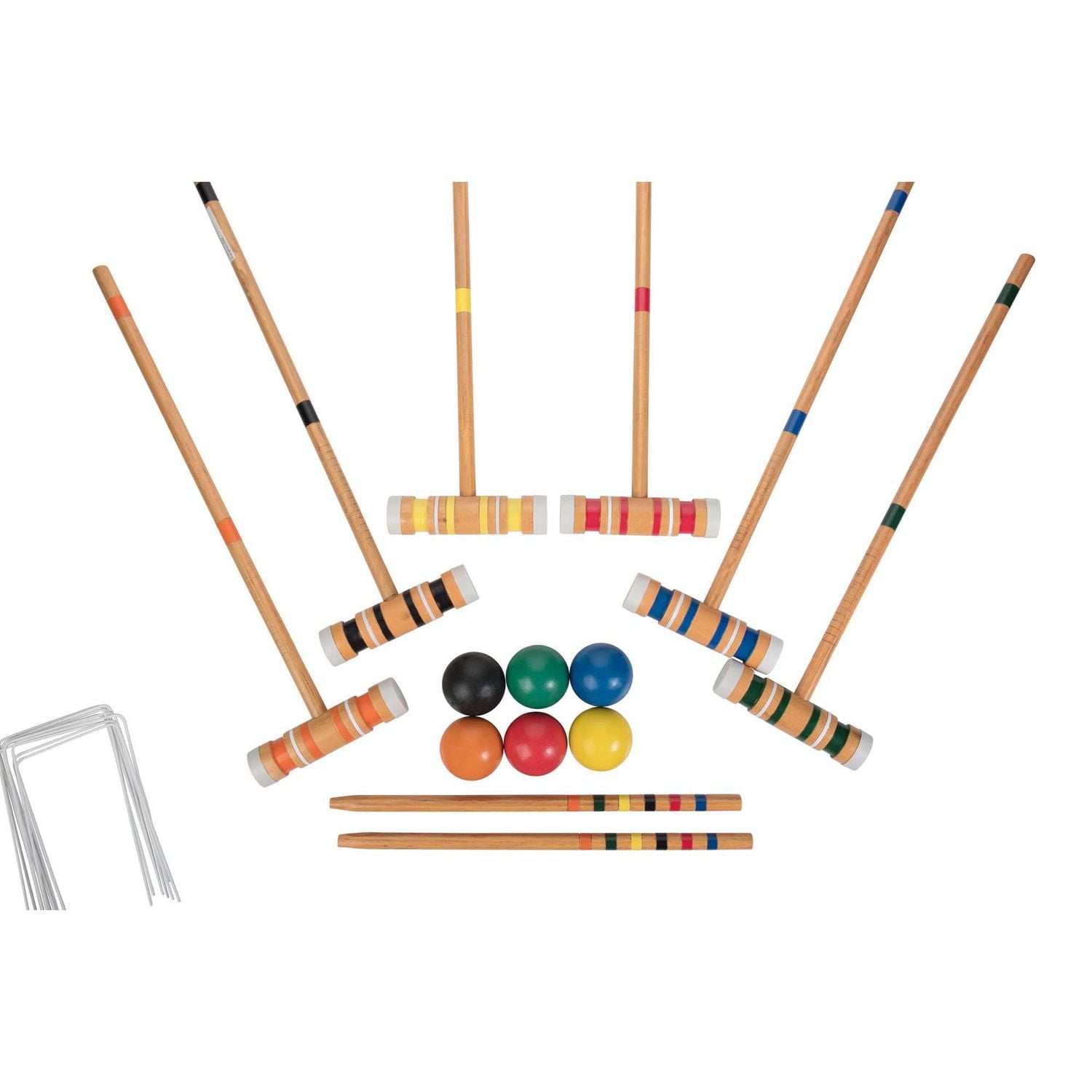 Triumph 6-Player Backyard Outdoor Croquet Set with Storage Bag