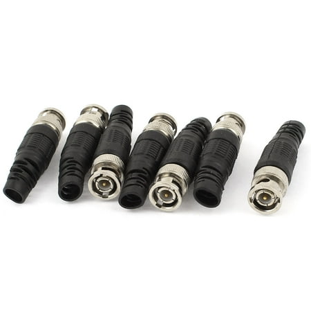 - Unique Bargains 7 Pieces BNC Male Plug Jack Straight Connector RF Coaxial Adapter Replacement