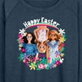 thumbnail image 3 of Barbie - Easter - Happy Easter - Women's Lightweight French Terry Long Sleeve Shirt, 3 of 5