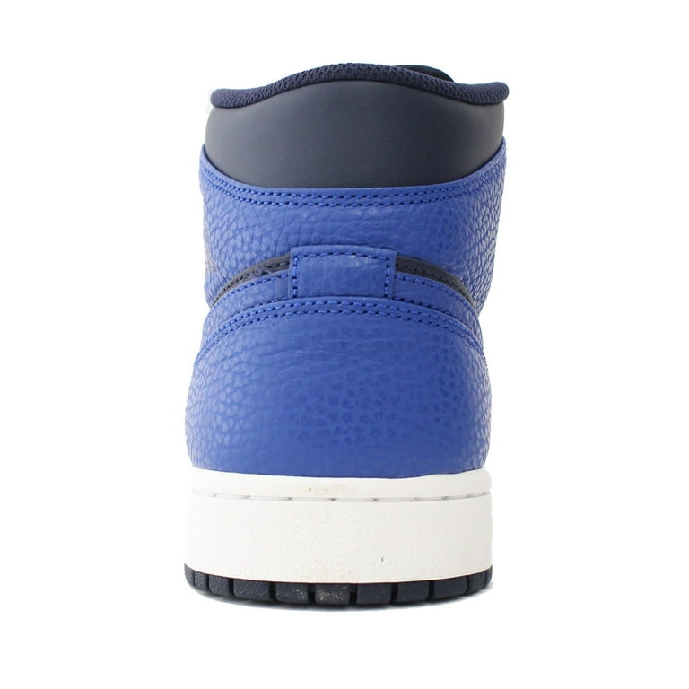Mens Air Jordan 1 Mid Obsidian Game Royal Summit White