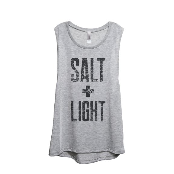 Thread Tank Salt And Light Women's Sleeveless Muscle Tank Top Sport Grey Small