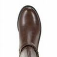 thumbnail image 6 of Baretraps Ladies Tall Riding Boot Size 9, Zipper Faux Leather, Brown New without Box, 6 of 8
