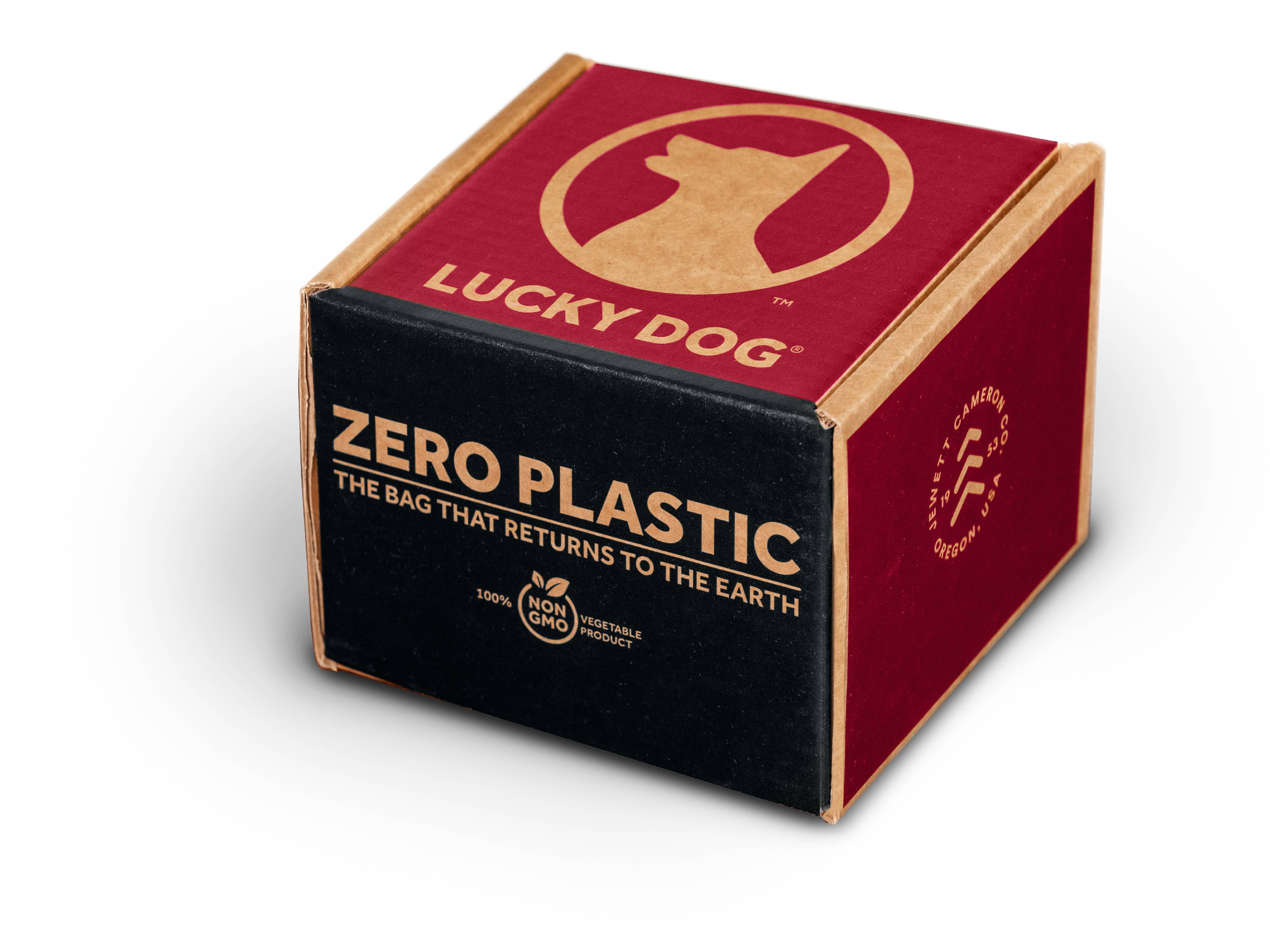 Lucky Dog Zero Plastic Compostable Poop Bags 384 Bags / 32 Rolls