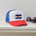 thumbnail image 4 of CafePress - Colorado Mountain Flag - Adjustable Unisex Printed Trucker Hat with Mesh Back, 4 of 10