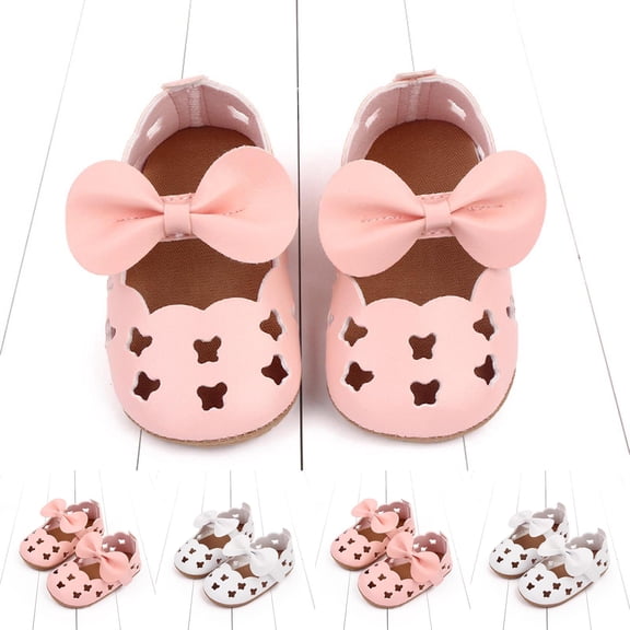 Baby Spring And Summer New Toddler Shoes To Wear Hollow Non-slip Breathable Sweat Baby Soft Soled Shoes White qILAKOG Size 5