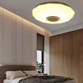 thumbnail image 5 of Lámpara LED empotrada con altavoz Bluetooth, lámpara que cambia de color RGB, luz de techo inteligente de fácil instalación para varias habitaciones, aplicación y control remoto para un estilo de, 5 of 5