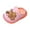 1-Pink392, variant on Girls Summer Beach Garden Clogs Casual Breathable Soft Sole Cartoon Bear Print Slippers