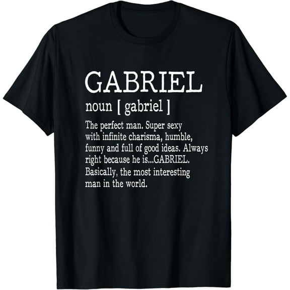 Adult Definition - First Name Gabriel Men T-Shirt Funny