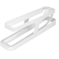 thumbnail image 1 of Huevera profesional para refrigerador, dispensador de huevos con ruedas de 2 niveles para encimera de cocina, color blanco, 1 of 14