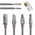thumbnail image 1 of Juego de brocas para uñas Lermende Professional, 6 unidades, para gel acrílico, 1 of 7