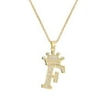 thumbnail image 2 of Guardurnaity InitialNecklacePendantEnglish Letter A to Z Jewellery Charm Chain Crystal Valentine'sDay Birthday Modern Ropa, zapatos y accesorios Miscelánea F 1, 2 of 6