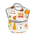 thumbnail image 2 of Zufioo Thanksgiving Print Toddler Adjustable Waterproof Bib, 11.6x15 Inch Feeding Bib Suitable for 6-24 Month Babies, 2 of 8