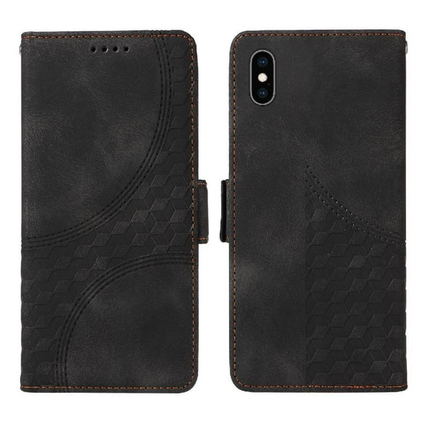 Funda GANGXUN para iPhone Xs Max con diseño acolchado elegante, cuero PU, protección total y ajuste preciso