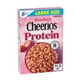 thumbnail image 2 of Cheerios Protein Cereal, Strawberry, 8g Protein, Large Size, 11.2 oz (2 Pack), 2 of 5