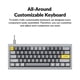 thumbnail image 5 of Teclado Keychron Q4 Alámbrico Mecánico Personalizado QMK/VIA Gris, 5 of 9