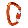 thumbnail image 1 of D Mosquetón Clip Aleación de Aluminio Auto Lock Heavy Duty D Ring Caribeener para Escalada Camping Naranja YUNYI BRAND  Deportes, 1 of 8
