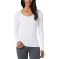 thumbnail image 2 of 32 DEGREES Womens Cozy Heat Scoop-Neck Top;X-Small, 2 of 4