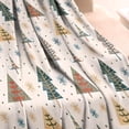 thumbnail image 3 of Multicolor Christmas Tree Pattern Blanket,Comfortable Soft Flannel Throw Blanket,All Season,Warm Lightweight Blankets for Sofa Bed Couch Living Room Chair,30"x40", 3 of 4