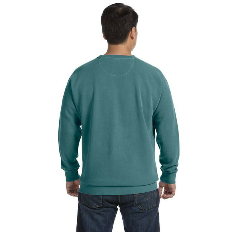 Comfort Colors Personalized Sweatshirt Seafoam Green