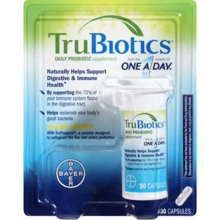 TRUBIOTICS Daily Supplément probiotique capsules 30 ch (pack de 2)